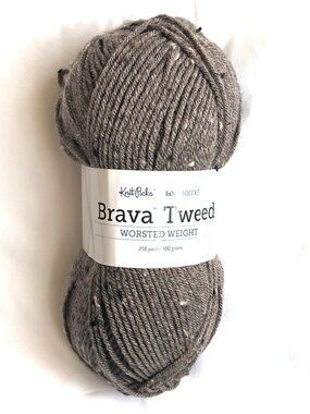LOT OF 8, Brava Tweed Yarn by Knit Picks, Color Mink